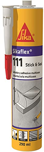 Sika - Sikaflex-111 Stick & Seal, Bianco - Sigillante e adesivo flessibile multiuso - Per uso interno ed esterno - Cartucce da 290ml