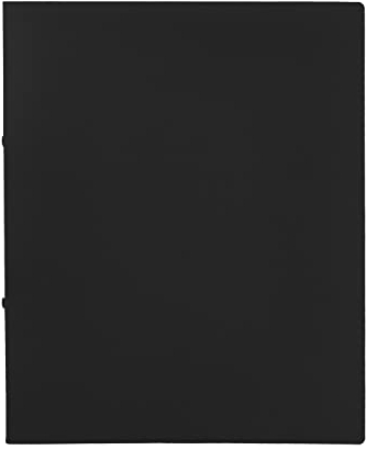 Idena 10428 - Ringbuch im Format DIN A4, 2-Ring-Mechanik mit 16 mm Durchmesser, 20mm Rückenbreite, schwarz, 1 Stück