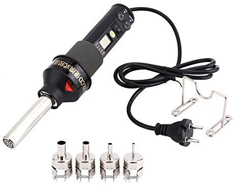 GJ8018LCD Pistola de Aire Caliente Digital con Pantalla LCD, Soldadura Profesional con Control de Temperatura