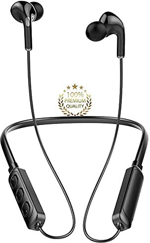 CambridgeLUCKYIN REFINEDDS Auriculares Bluetooth, Inalámbricos Bluetooth, con Cancelación de Ruido, In-Ear Auricular de IPX7 Impermeable Micrófono