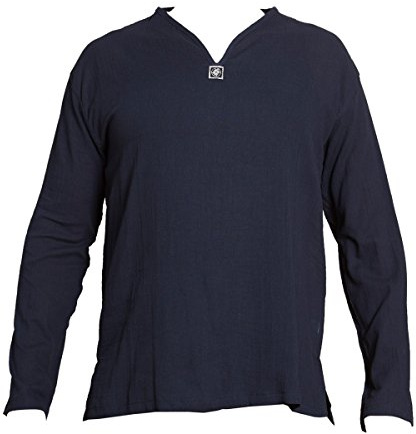 PANASIAM Shirt, 'K', NoButton, blue, M, longsl.