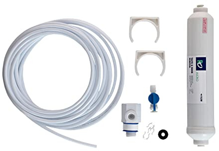 Haier HAWFILT42K Kit Filtre eau pour Réfrigérateurs FRENCH-DOOR, Blanc | Flexible Long avec Accessoire de Toilettage, Brosse Massante pour Pelage, Idéal pour Chiens et Chats