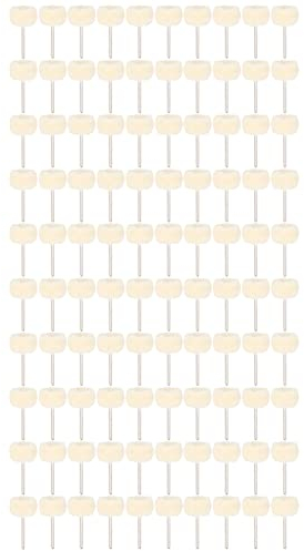 Vomeko - Juego De Ruedas De Bolas De Pulido De Lana Para Tallar Madera, 100 Piezas, Herramientas Pequeñas De Pulido De Lana Para Bricolaje, Carpinteros, Artesanos, Ruedas De Pulido, Herramientas De Pu