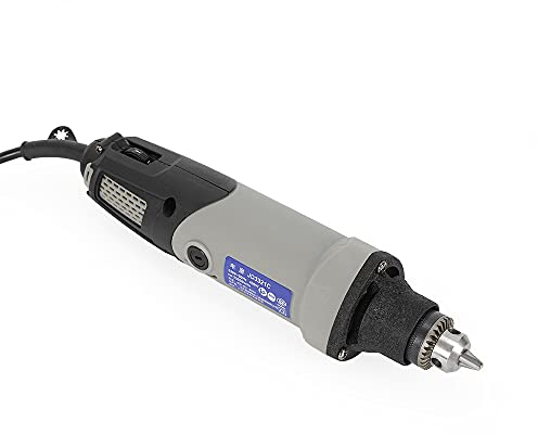 Elektrische Schleifmaschine 400W 220V - Bohrmaschine 6 Geschwindigkeit Rotary Grinding Kit - Kompakt, vielseitig, EU-Stecker - 54mm Durchmesser