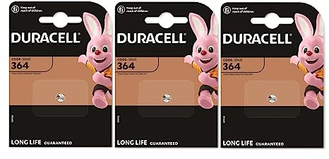 Duracell 364, SR621, Uhrenbatterie - 3 Batterien