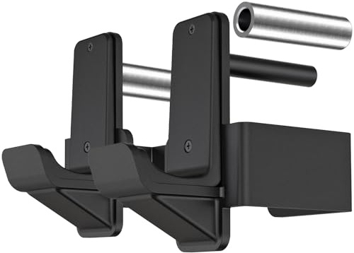 Kipika J-Haken für Power Rack – Unterseite verstärkte Stahlhaken mit Gummiauflage – 2 Stück
