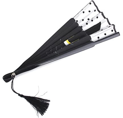 LIFKOME Handheld Women Silk Fan Cat Style Folding Fan Decorative Cat for Lovers