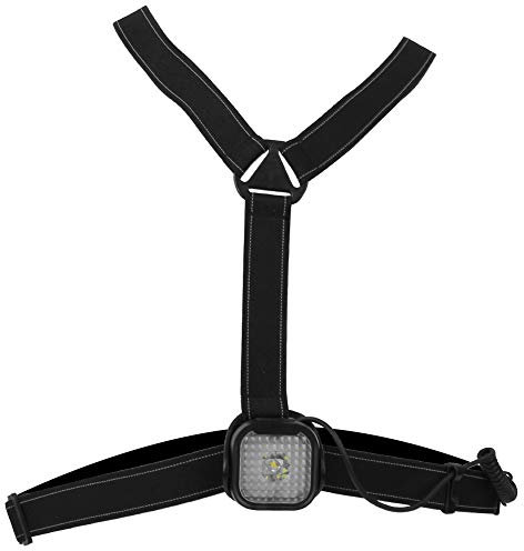 Otufan Lauflichter für Läufer, wiederaufladbare USB-Brustlampe mit hinterem Warnlicht, 60° Verstellbarer Abstrahlwinkel, Körperlampe für Spaziergänge, Camping, Angeln