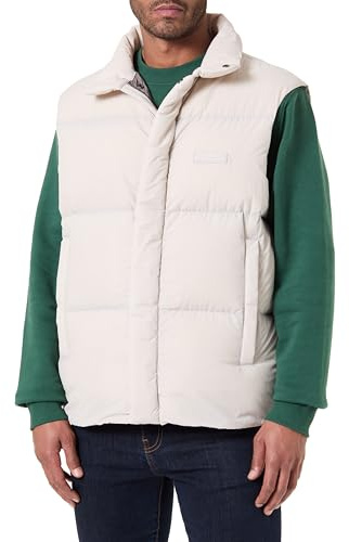 Armani Exchange Cross Gender, zip closure Logo Patch Down Waistcoat da uomo, wind chime, XL