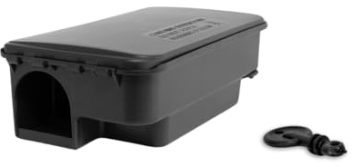 Hygiene System | Coral, Erogatore Dispenser con Chiusura di Sicurezza per Esche Rodenticide in Blocchi, Pasta - Uso Interno ed Esterno