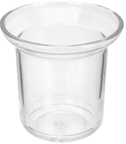 Gobelet en Verre pour Brosse de Toilette, Support de Nettoyage | Bureau et Salle de Bain, Design Unique Trou D’égouttage, Robuste et Bien Organisé