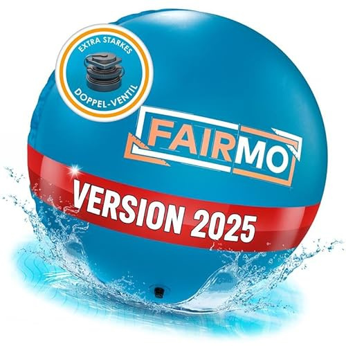 FAIRMO Das ultimative 4M Poolkissen Winter XXL (rund) Luftkissen (4 Meter) für winterfeste Poolabdeckung - Aufblasbare Winterkissen Überwinterung für Pool (4M)