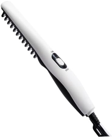 OATIPHO 1 Pieza Cepillo Alisador de Eléctrico Portátil para Cuidado Peina para Hombres y Mujeres para Tipo de Barbas Protección Térmica