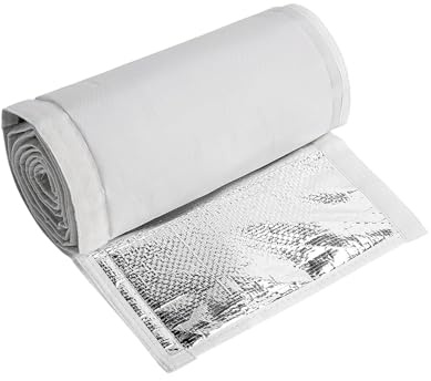 HVAC Pipe Insulation - Copper Pipe Waterproof Sleeve, 3-Layer 72x10.2 Inch Cover Jacket | Plumbing Freeze Prevention System, Central AC Unit Pipes, Thermal Wrap, Weatherproof Installation Tube
