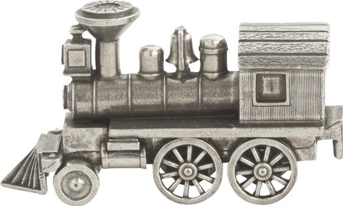 DANFORTH Birthday Train Engine – Candleholder - Handcrafted Pewter Birthday Party Decorations – 1 1/2 Tall by 2 1/2 Wide, Made in USA