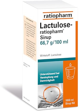 Lactulose-ratiopharm® Sirup, 1000 ml, bei Verstopfung