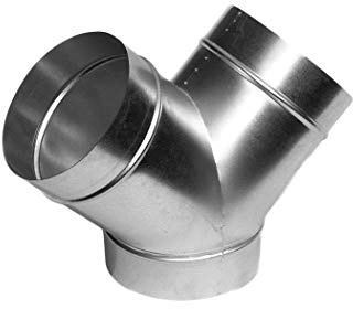 Y PIECE Metal Equal DUCTING Connector Fans HYDROPONICS 4 5 6 8 10 & 12 (8 200mm)