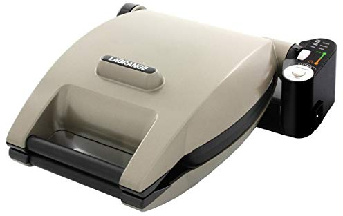 Lagrange 019622 Gaufrier Premium Gaufres + Gaufrettes + Croque monsieur Taupe