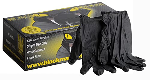 Black Mamba Gants jetables, taille 8/9