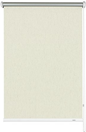 GARDINIA Estor Enrollable Lateral para Ventana, con Forro térmico, Montaje con Taladro, Protección contra el Calor, Oscurecimiento, Ahorro energético, Estructura Natural, 92 x 180 cm (Ancho x Alto)
