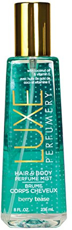 Luxe Perfumery Hair and Body Perfume Mist, Berry Tease, 236 ml (Pack of 1)