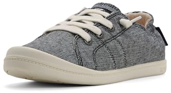 Roxy Femme Bayshore Baskets à Enfiler, Noir, 39 EU