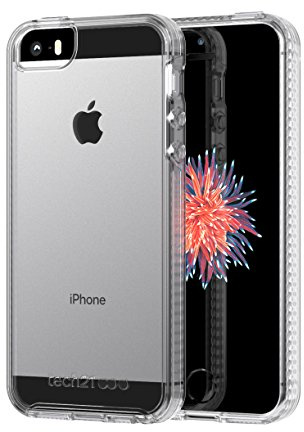 Tech21 Pure Clear Coque Protectrice pour Apple iPhone 5/5s/SE 2018 Refresh - Transparent