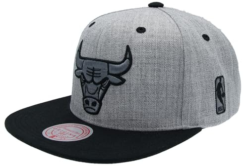 Mitchell & Ness Snapback Basecap Baseballkappe - Chicago Bulls, verstellbar, Herren, Frauen, Kinder, Unisex, Frühling, Sommer, Herbst, Winter