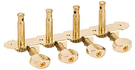 Mandolin Tuning Pegs, Durable Chrome Metal Construction, Machine Heads Tuners, Button Design for Professional Musicians, Students, and Hobbyists for Stage, Studio, or Home Use