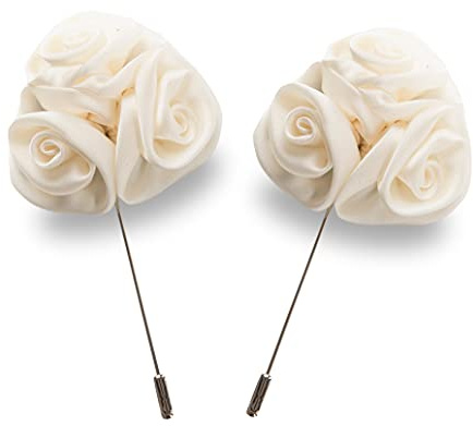 Ansteckblume/Herren Brosche/Hochzeitsbrosche/Lapel Pin/Anstecknadel/Blumenbrosche/Boutonniere/Reversblume/Kragenblume/Brosche/Hochzeit/Jackett/Gentleman (2)
