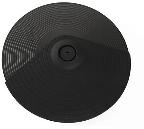Fame FCP12CSDD Crash Cymbal Pad 12, Professionelles E-Drum Pad, Gummispielfläche, Zwei Zonen, Choke Funktion, Kompatibel mit Fame DD-Modelle und Alesis