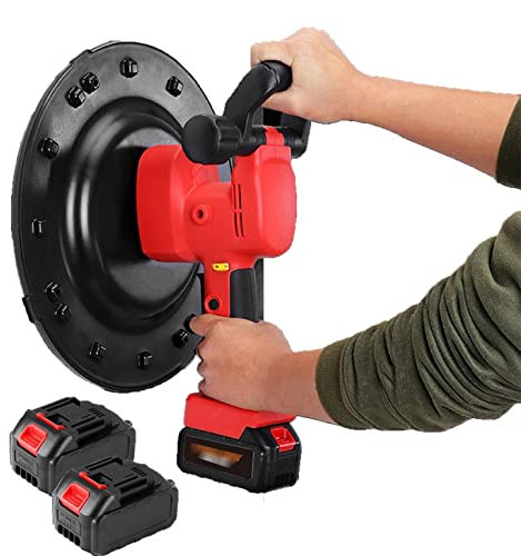 XDLYWUZIQ 1680w Máquina De Alisado De Superficie De Pared De Cemento De Alta Eficiencia Limpiaparabrisas De Mano Albañiles Cubo De Enlucido Herramientas De Paleta con Batería De Litio Sin Escobillas