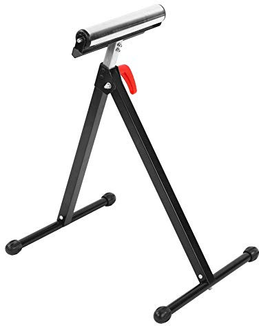 Supporto a Rullo Singolo Pieghevole Regolabile, Supporti a Rulli per Carichi Pesanti per la Lavorazione del Legno, Tavolo per con Piedini in Gomma Antiscivolo per