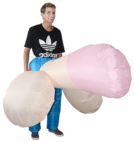 XAMOFAN Costume Gonflable adulte vêtements drôles pour la Fête de célibataire de Halloween Blow up Costume