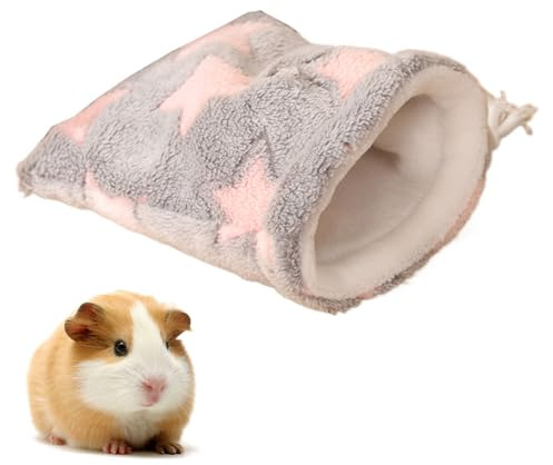 DONGKER Letto per Criceti, Sacco a Pelo per Piccoli Animali Inverno, Casa Caldo e Morbido per Criceto, Porcellini India, Zucchero, Satti, Scoiattolo