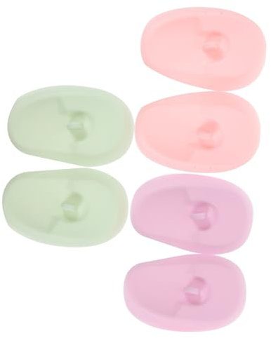 FOMIYES 3pairs Hair Dyeing Ear Covers Styling Ear Protectors for Water Protection Heat Shield and Comfort
