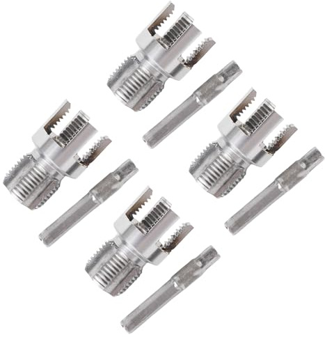 Aramox Cortador de Rosca de Tubería, Efectos de Sellado Apretado, 1/4 Vástago, no. 45 de Acero, Kit de Herramientas de Tuberías PVC G1/2