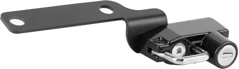UPALDHOU Cerradura para Casco Antirrobo, Duradera, de Aleación de Aluminio de Primera Calidad, Apta para Seguridad de Motocicleta CB125R/CB250R/CBR650R/CB650R, Color Negro