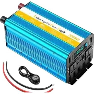 Onduleur Convertisseur 8000W 6000W 5000W 3000W DC 12V vers AC 220V 230V À Onde Sinusoïdale Transformateur Hors Réseau Onduleur Domestique avec Chargeur Transformateur(12V,220-240V(60HZ),3000W 6000W)