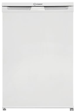 Indesit 95 Litre Freestanding Under Counter Freezer | Outbuilding Safe to -15°C | Low Frost Reduced Ice Build Up | Adjustable Shelves for Flexible Storage | Reversible Door | 84x54x59 cm