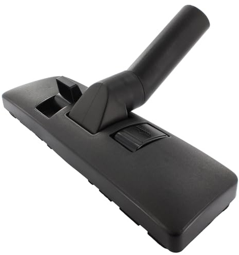 Reliapart Universal Dual Pedal Floor Tool Nozzle Compatible for 32mm Fitting or Numatic Henry Hetty James etc With Extended Neck Elbow 270mm Cleaning Width Black Plastic Replacement