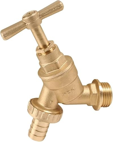 Outdoor Garden Tap Hose Union Bib Tap, 1/2 inch BSP, Single