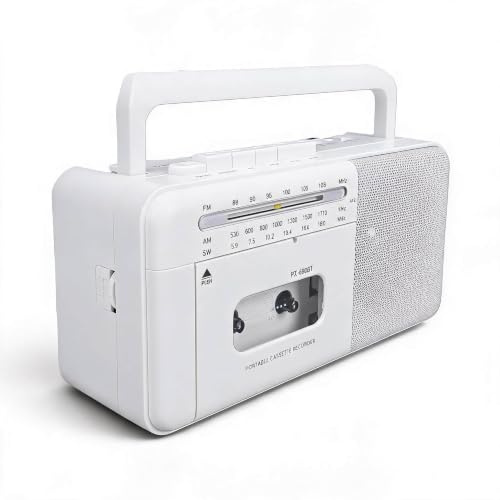 Dpofirs Bärbar Kassettbandspelare, Retro AM FM SW-radio för hem- och Resor, med Bluetooth AUX USB SD-kortuppspelning