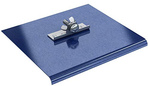 Bon Tool 22-752 Blue Steel Walking Edger, 9-inch x 8-inch, 3/8-inch Radius, 1/2-inch Depth