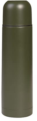 Mil-Tec Vakuum THERMOSFLASCHE S/Steel 1,0L Oliv