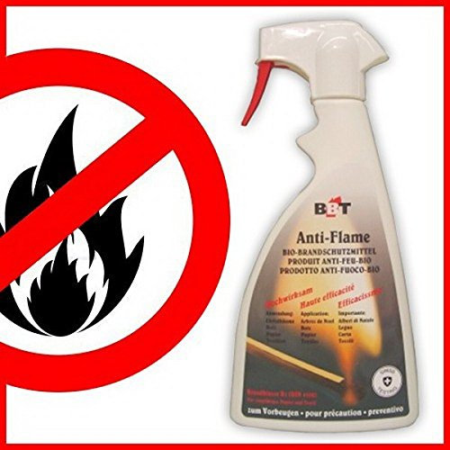 BBT Anti Flame - Spray Ignifugo Antincendio Spruzzino 500ml. Made in Svizzera