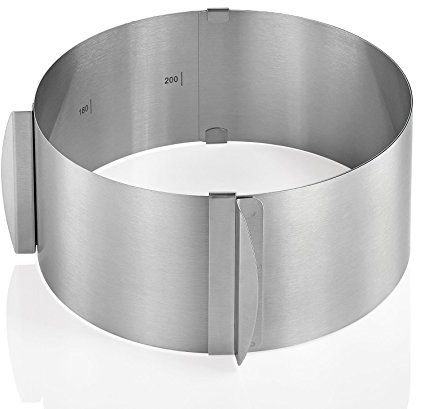 Anello per torta rotondo regolabile