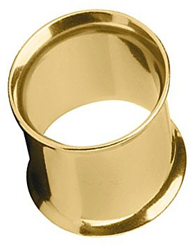 Piercingfaktor Unisex Flesh Tunnel Ohr Schraub Ear Plug Piercing Tribal Edelstahl Schraubverschluss Ohrpiercing Double Flared 8mm Gold