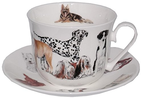 Roy Kirkham Jumbotasse & Untertasse Dogs Galore - 0,4l