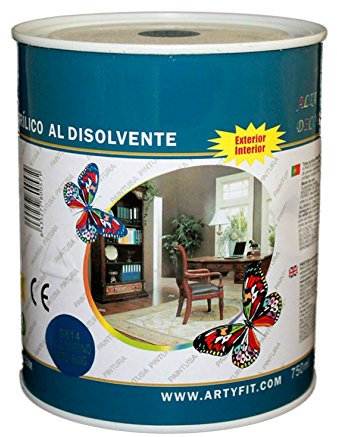 Paintusa - Esmalte acrílico al disolvente S814 azul marino 750 ml